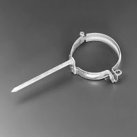 Zink Rohrschelle mit Schlagstift 140 mm 7-teilig DN 87 mm