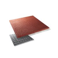 Elastikplatte E25 rotbraun 50x50x2,5cm L1053