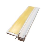 Anputzleiste mit Schutzlippe 9 mm Hart- und Weich-PVC, weiss, 150 cm