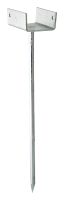 Prima Firstlattenhalter U = 60 mm mit 210 mm Nagel verzinkt