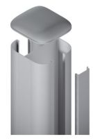 Brügmann System Pfosten zum einbetonieren silber 7,3x6,6x240cm L301