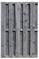 Bohlen-Zaun Ranger grau 120x180cm L565