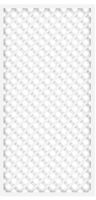Brügmann Longlife Diagonalgitter weiss 90x180cm M832