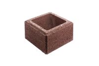 Pfeilerelement Bellamur rotbraun 37,5x37,5cm L1139