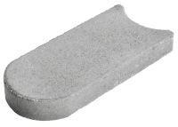Rasenrandplatte Mähfix 33x16x4,5cm grau