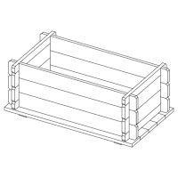 Pflanzkasten Stecksystem / 61027 80 x 45 x 32 cm GK 20/L966