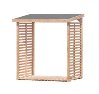 Kaminholzunterstand KAMO L Lärche natur 200x200x75cm L1270