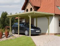 Einzelcarport EICO kdi grün 303x505cm