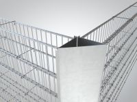 Solido Eckverkleidung feuerverzinkte Winkel für Zaunhöhe 1230mm L1423