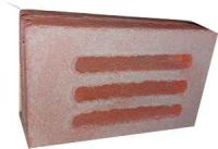 Entlüftungssteine ES004 rot 7,10x11x5cm mit PVC Sieb