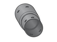 Drän Reduktionsmuffe DN 100/80