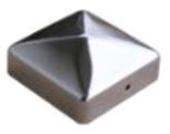 Pfostenkappe Pyramide für 9 x 9 cm Edelstahl GK L677