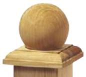 Holzkugel auf Platte / 0842 für 9 x 9 cm GK 20/L665