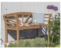 Gartenbank Sun 130 Basic-Teak brushed 130x53x83cm L1388