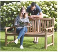 Gartenbank Oxford 150 Teakholz 150x57x94cm L930