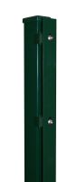 Rechteckpfosten 60x40x1600mm verzinkt grün mit Flacheisen L158