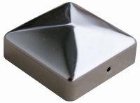 Pfostenkappe Pyramide für 7 x 7 cm Aluminium