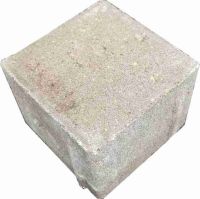 Beton Rechtecksteine naturgrau 6 cm Halbe