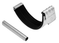 Zink Rinnen- Wulstverbinder Set 8-teilig