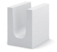 Kalksandstein - U - Schalen 17,5 cm 240 x 175 x 238 mm