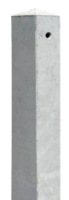 Beton-Zwischenpfosten m. Diamantkopf, hez. Einbet., 85 x 85 x 2800 mm L1358