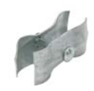 Verbindungsschelle für Bauzaun M12 x 80