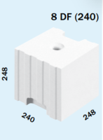 KS Plansteine  KS-R (P)  8 DF 24,0 cm 12-1,8  248x240x248 mm  48 Stück/Pal.