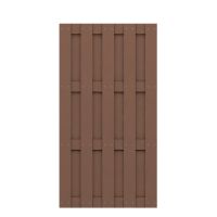 Brügmann Zaunserie Jumbo WPC Dichtzaun braun 95x179cm L237