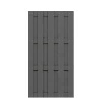 Brügmann Jumbo WPC Dichtzaun anthrazit 95x179cm L236