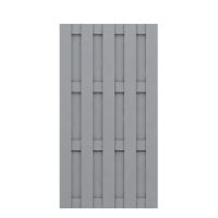 Brügmann Jumbo WPC Dichtzaun grau 95x179cm L235
