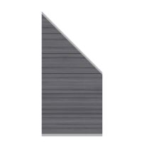 Brügmmann System WPC Platinum XL grau Leisten silber 89x183/93cm L1308