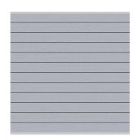 Brügmmann System WPC Classic grau/silber 178x183cm L288