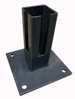 Montagefuß für Eckpfosten 60x60mm anthrazit L1151