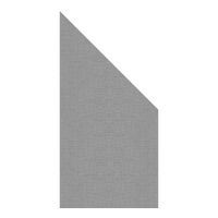 Brügmann Sichtschutz System Glas "Texta" Abschlus 90x180/90cm M1444