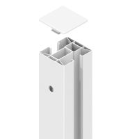 Brügmann System Klemmpfosten 7,7x7,4-8,4cm in verschiedenen Farben und Längen