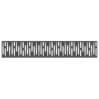 Brügmann Dekorprofil Omega anthrazit 15cm L1314