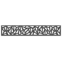 Brügmann Dekorprofil Trigon anthrazit 15cm L1310