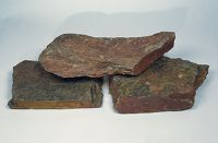 Polygonalplatten Naturstein Porphyr Stärke ca. 3 - 5 cm  rot- braun- grau