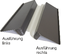 Briel Windschutz-Ortgang Aluminium 6/18 in verschiedenen Farben und Ausführungen