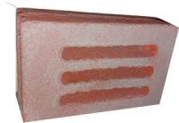 Entlüftungssteine ES004 rot 7,10x11x5cm mit PVC Sieb