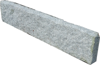Granit Rasenkante China Pina grau ca. 6/20/100 cm allseitig grob gestockt